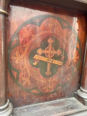 Altar  en Wood, Belgium 19 th century