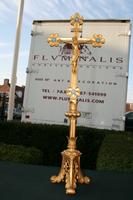 Altar - Cross en bronze, France 19th century
