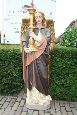Angel en polystone, Belgium 20th century