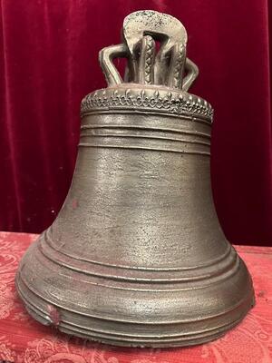 Antique Church Bell en Bronze, France 18 th century