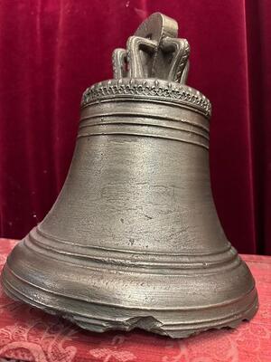 Antique Church Bell en Bronze, France 18 th century