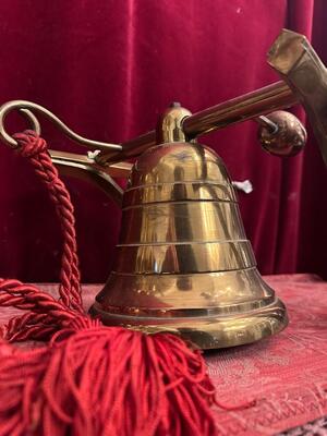 Sacristy Bell style art - deco en Bronze Gilt, Belgium  20 th century ( Anno 1930 )