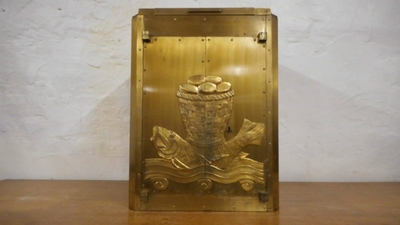 Tabernacle style ART - DECO en Brass / Bronze, Belgium 20th century