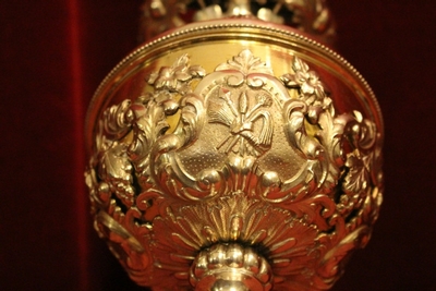 Ciborium style Baroque en full silver, Belgium Early 18th Century