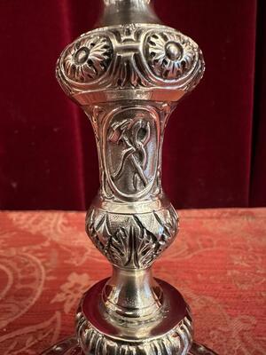 Chalice style Baroque - Style en Full Silver Polished and Varnished, Italy  18 th century