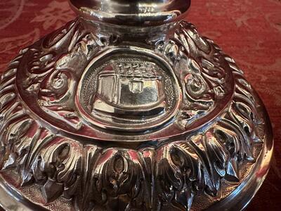 Chalice style Baroque - Style en Full Silver Polished and Varnished, Italy  18 th century