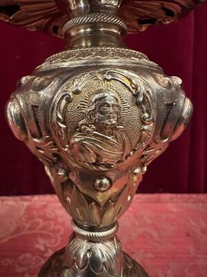 Ciborium Detail Pictures For Id :  style Baroque - Style en Full - Silver / Silver Marks Present, Belgium  19 th century ( Anno 1835 )