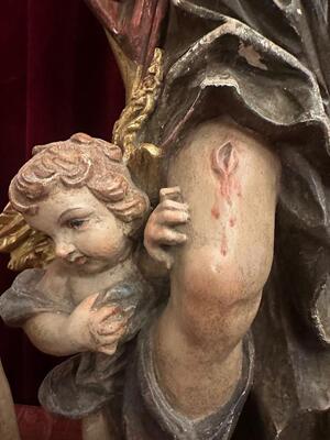 1 Baroque - Style St. Rochus Sculpture