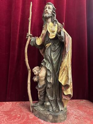 1 Baroque - Style St. Rochus Sculpture