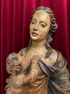 1 Baroque - Style Statue Madonna 
