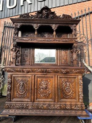 Cabinet  en Oak wood, Netherlands  19 th century