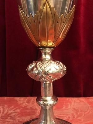 Chalice en Full Silver / Polished and Varnished, France 19th century