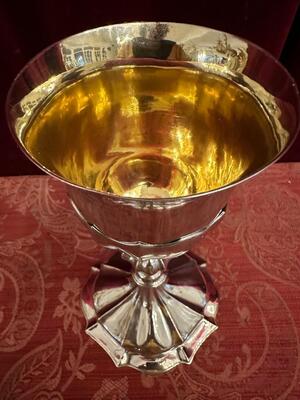 Chalice  en Full Bronze Polished and Varnished, Italy  19 th century ( Anno 1840 )