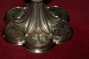 Chalice en full silver, Belgium 19th century