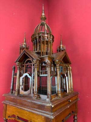 Bird - Cage style Classicistic en Wood, Belgium  19 th century