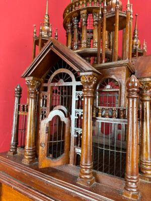 Bird - Cage style Classicistic en Wood, Belgium  19 th century