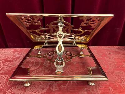 Missal Stand  style Classicistic en Bronze / Polished and Varnished, Belgium  19 th century