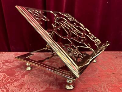 Missal Stand  style Classicistic en Bronze / Polished and Varnished, Belgium  19 th century