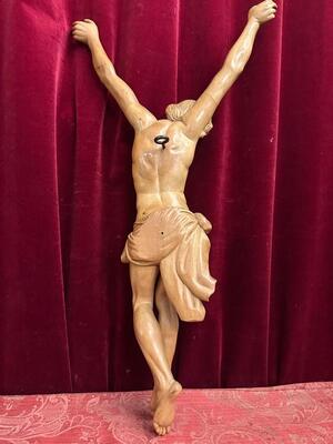 Corpus Christi  en Hand - Carved Wood ,