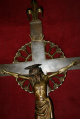 Cross en bronze, Belgium 19th century