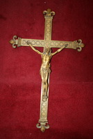 Cross en Bronze, Belgium 19th century