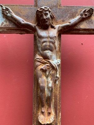 Cross From Graveyard  en Cast Iron, France 19th century