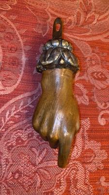 Ex Voto - Votif - Hand Dated 1837 en Hand - Carved Wood , Southern Germany 19 th century ( Anno 1837 )
