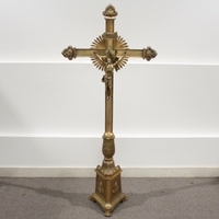 Exceptional Cross en Brass / Bronze, France 19th century