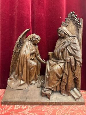 1 Gothic - Style Annunciation Relief