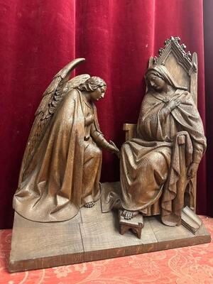 1 Gothic - Style Annunciation Relief