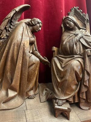 1 Gothic - Style Annunciation Relief