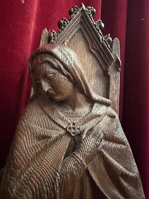 1 Gothic - Style Annunciation Relief