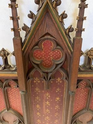 Architectural Element style Gothic - style en Oak wood, France 19 th century