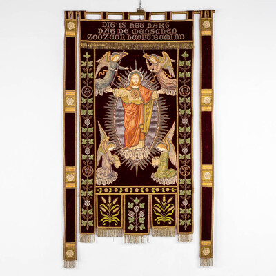 Banner style Gothic - Style en Fabrics, Belgium  19 th century