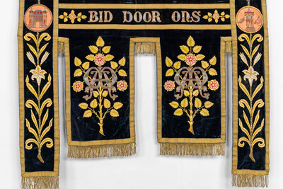 Banner St. Mary style Gothic - Style en Fabrics, Belgium  19 th century