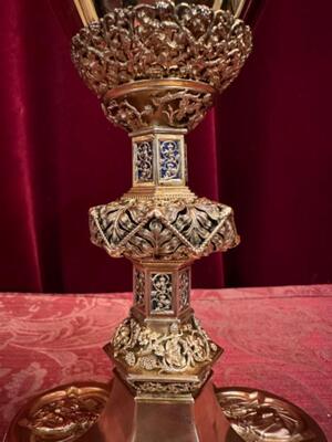 Chalice style Gothic - Style en Full - Silver, Belgium  19 th century