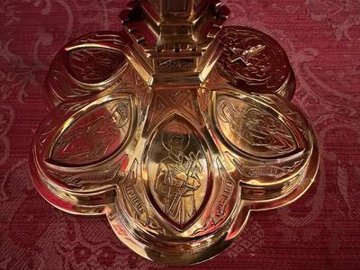 Chalice  style Gothic - Style en Silver / Gilt / Polished and Varnished, Belgium  19 th century