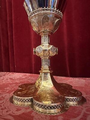 1 Gothic - Style Chalice By J. Van Roosmalen & Zn Utrecht