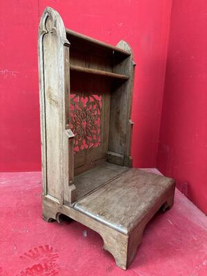 Kneeler style Gothic - Style en Wood, Belgium  19 th century