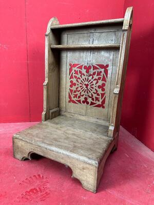 Kneeler style Gothic - Style en Wood, Belgium  19 th century