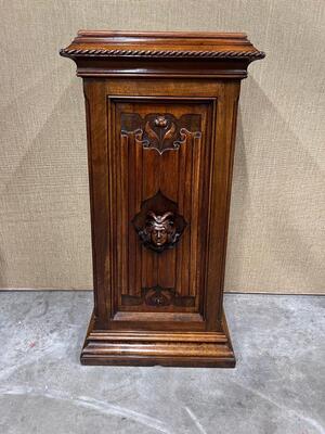 Pedestal  style Gothic - Style France 19 th century