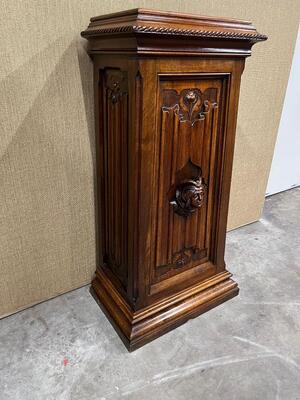 Pedestal  style Gothic - Style France 19 th century