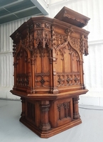 Pulpit  style Gothic - style en WOOD OAK, England 19th century