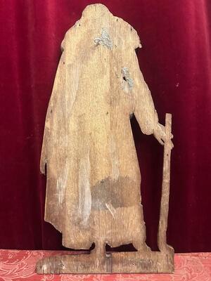 1 Gothic - Style Sculpture Of Jesus 'The Good Shepherd