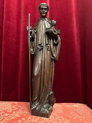 1 Gothic - Style St. Benedict Sculpture