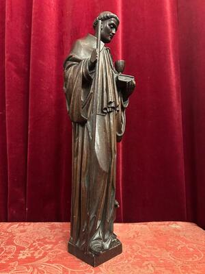 1 Gothic - Style St. Benedict Sculpture