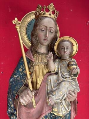 1 Gothic - Style St. Mary With Child