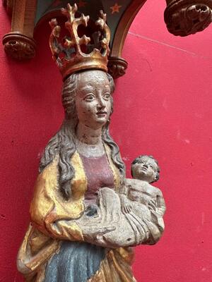 1 Gothic - Style St. Mary With Child