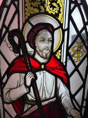 Stained Glass Window style Gothic - Style en Glass, 19 th century