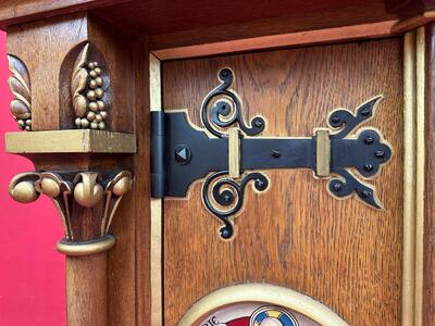Tabernacle style Gothic - Style en Oak wood, Belgium  19 th century